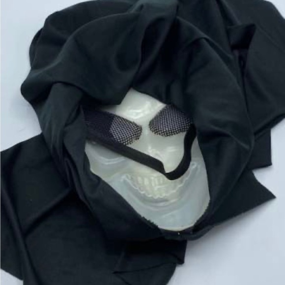 2000 Masquerade Magic Visible Visitors Alien Halloween Mask Glow-In-Dark - Picture 4 of 4